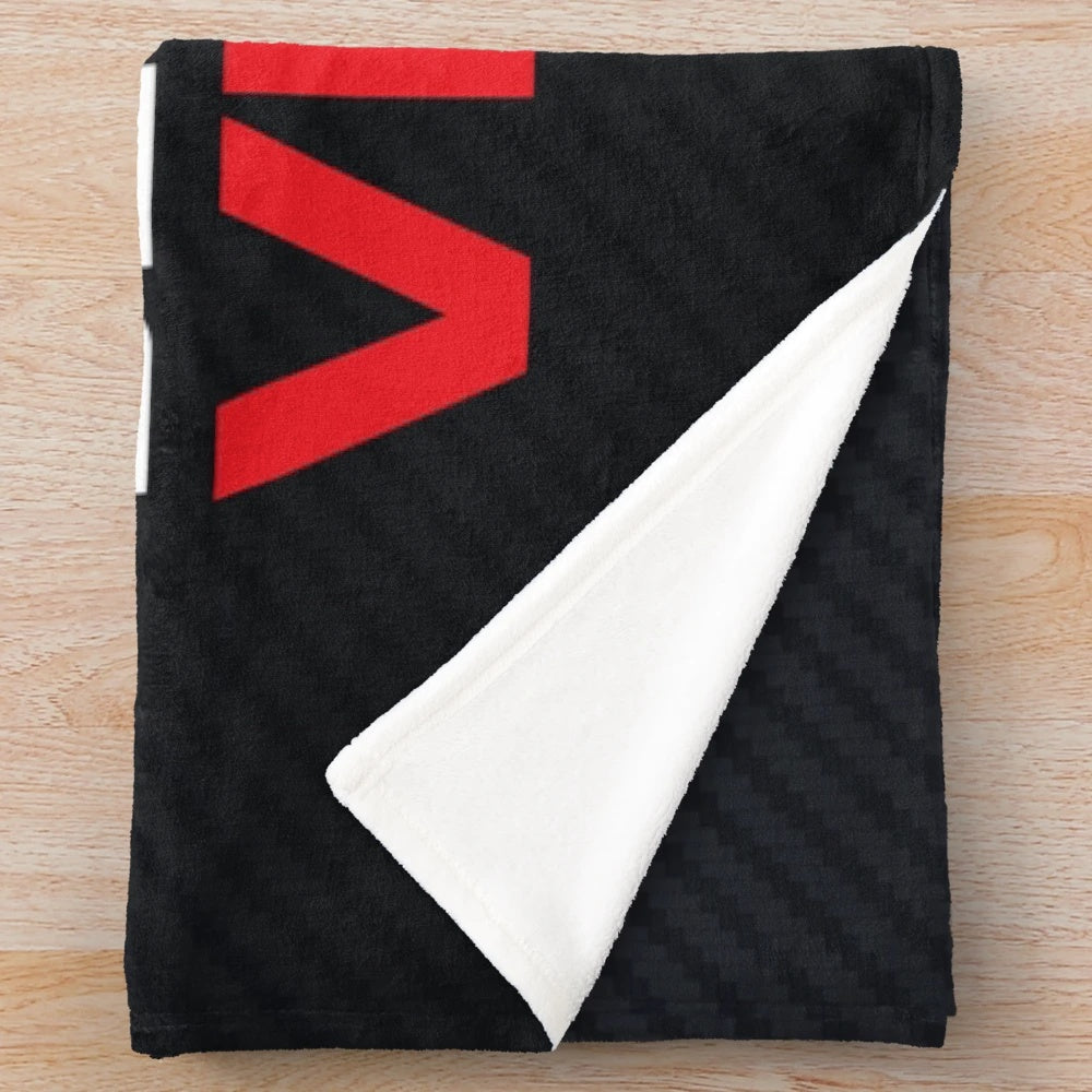 Motorsport Inspired Plush Blanket with Sebastian Vettel Design