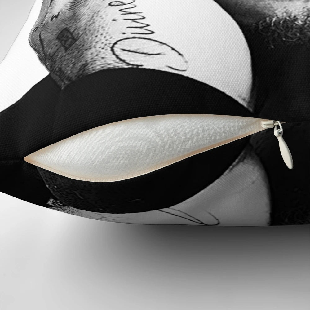 Stylish pillow featuring a Formula 1 inspired design with the number 44.