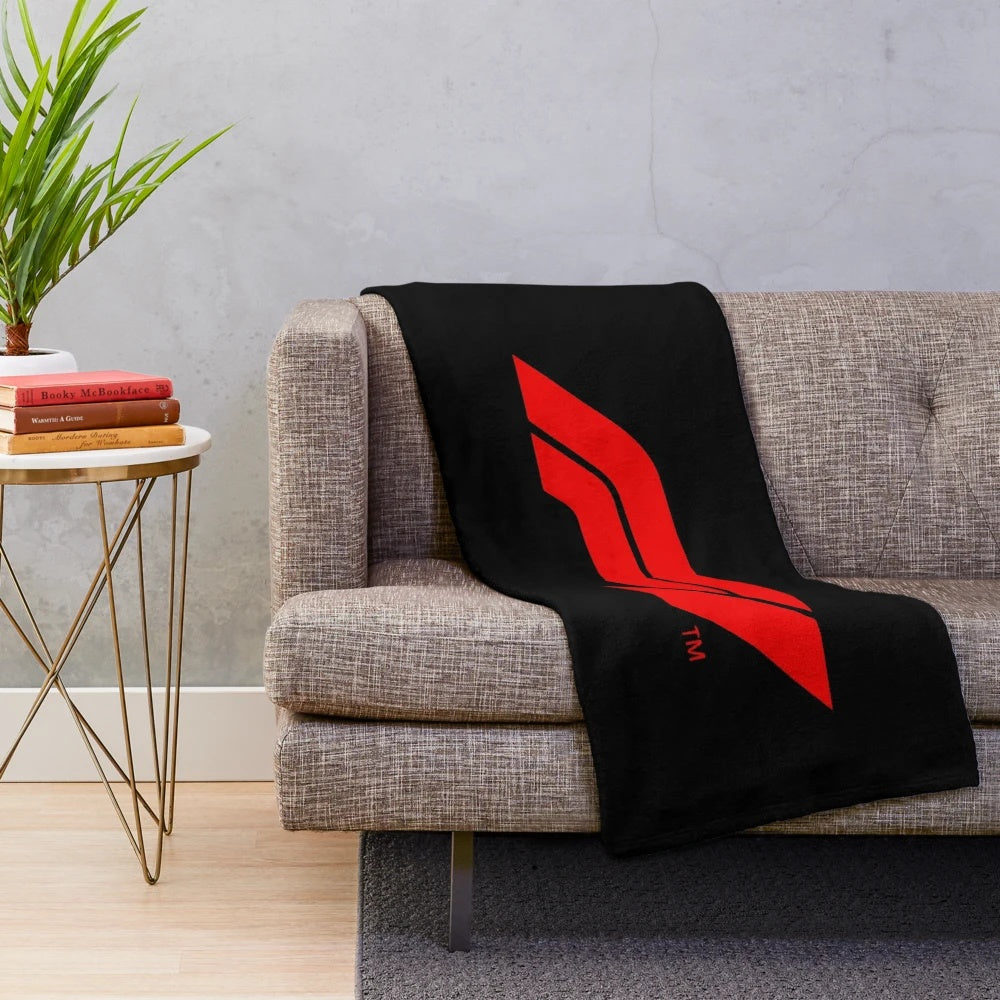 Motorsports racing plush blanket with cars and racing imagery