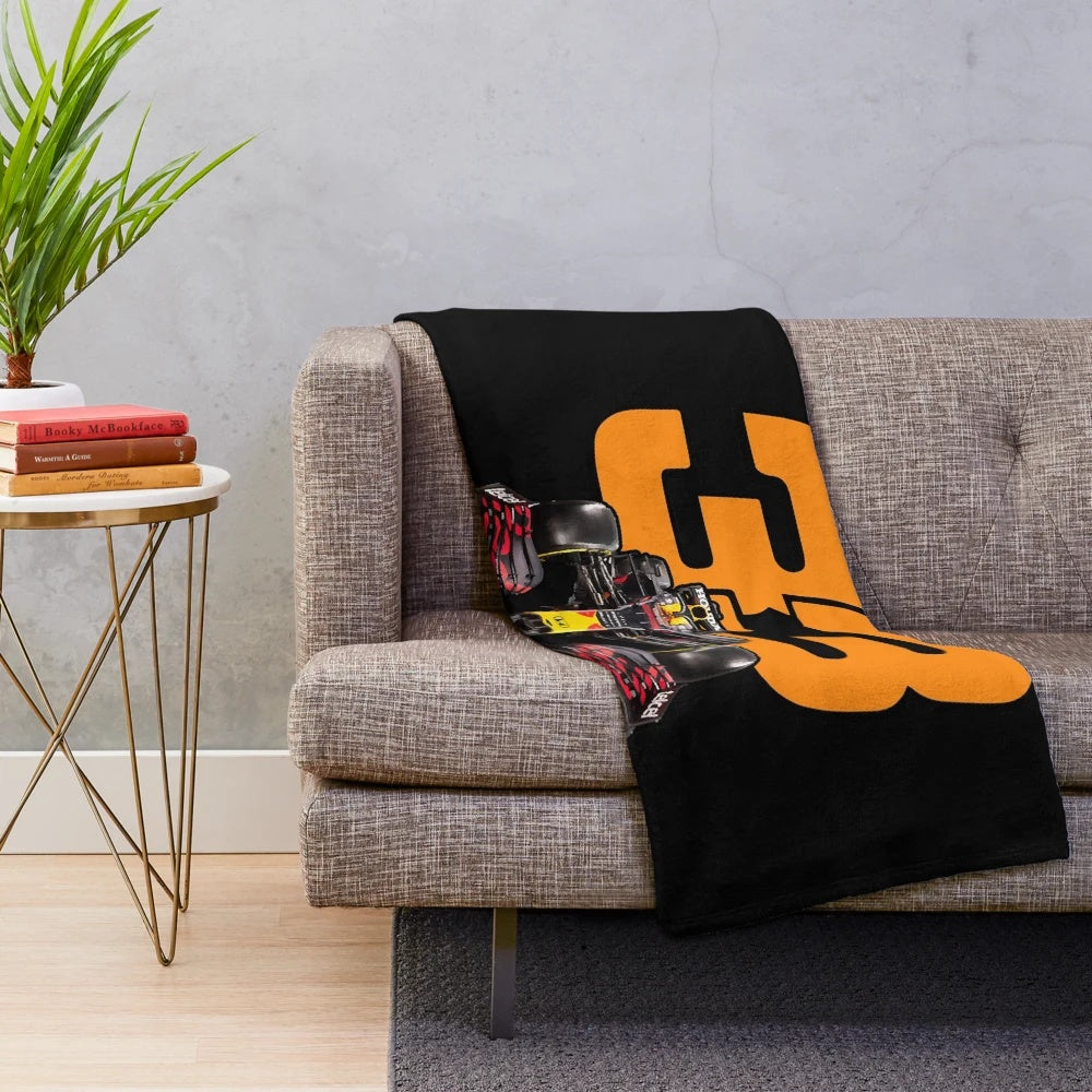 Max Verstappen Formula 1 Inspired Plush Blanket