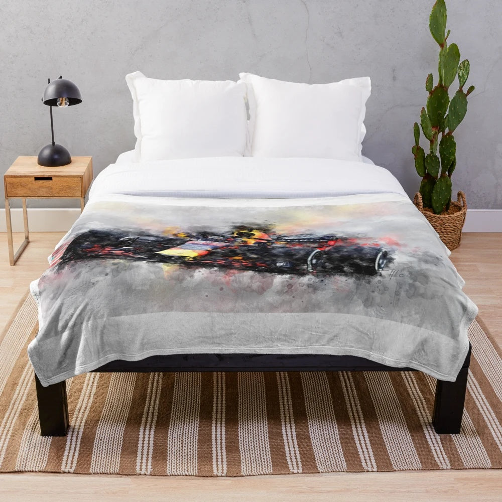 Max Verstappen Formula 1 Plush Blanket
