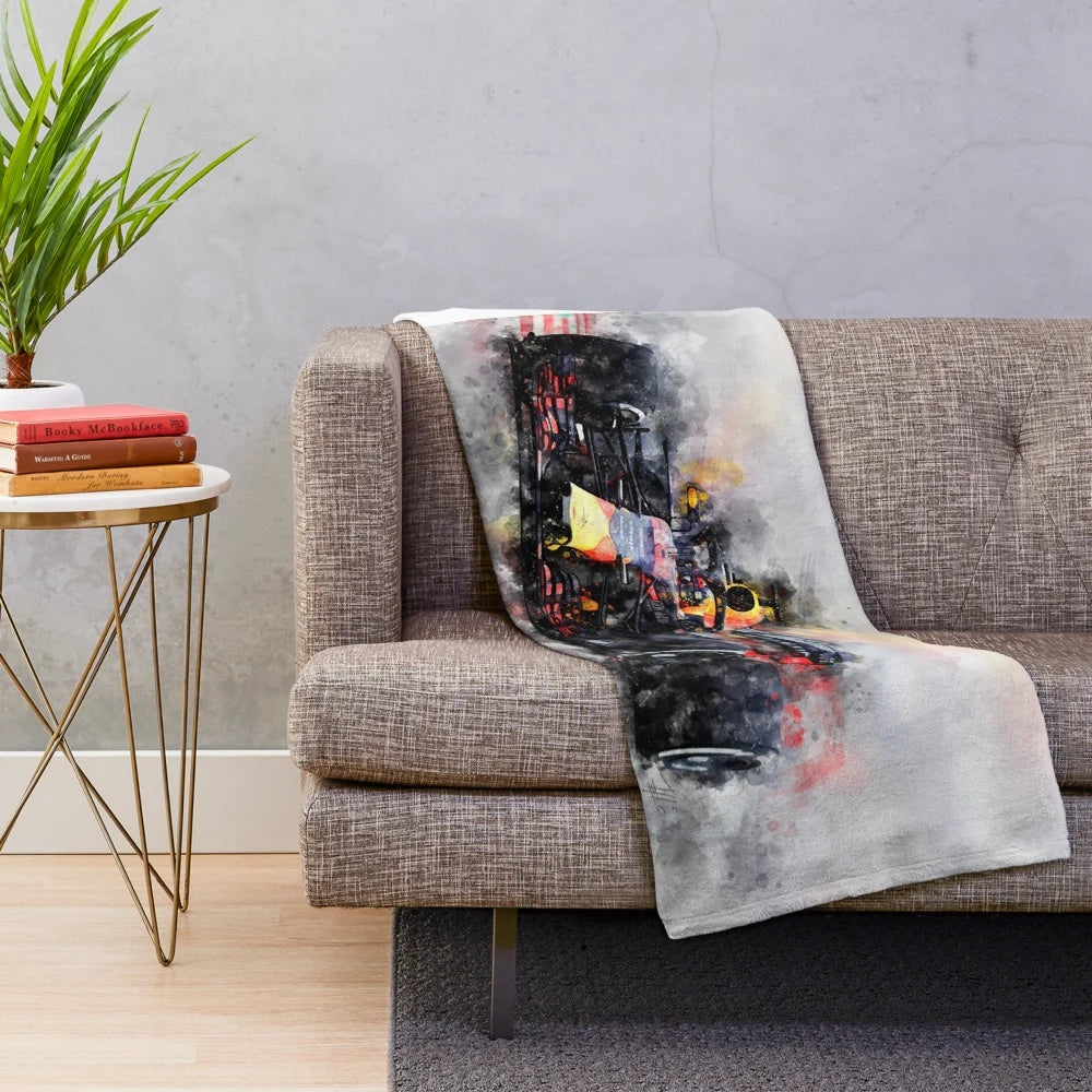 Max Verstappen Formula 1 Plush Blanket