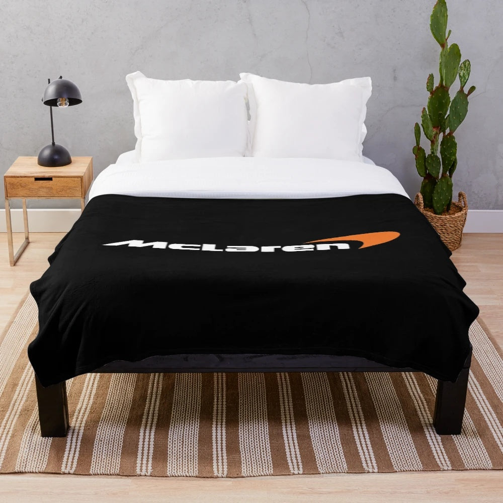 Motorsports racing team plush blanket
