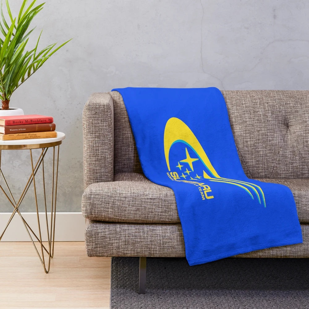 Subaru Racing Plush Blanket