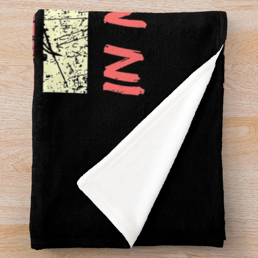 Plush blanket featuring movie quotes for movie quote lovers and cinema enthusiasts