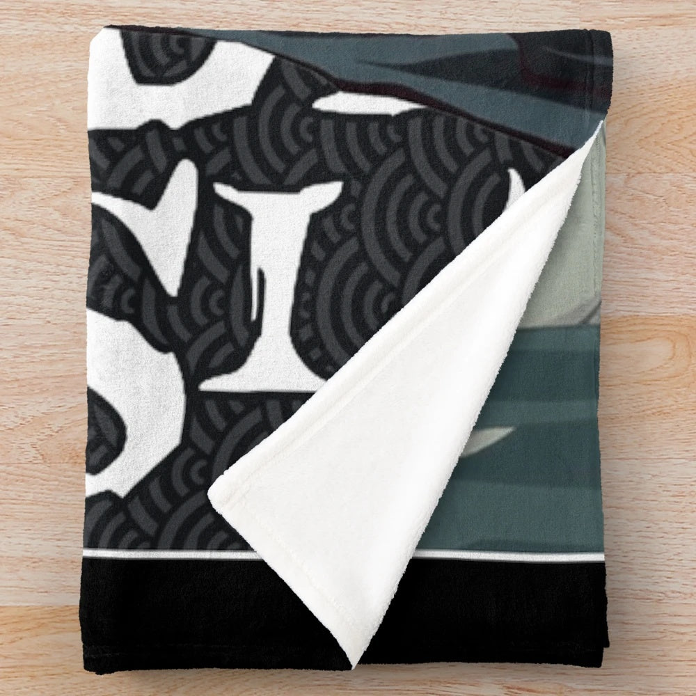 Muichiro Tokito Demon Slayer Kimetsu no Yaiba Inspired Plush Blanket
