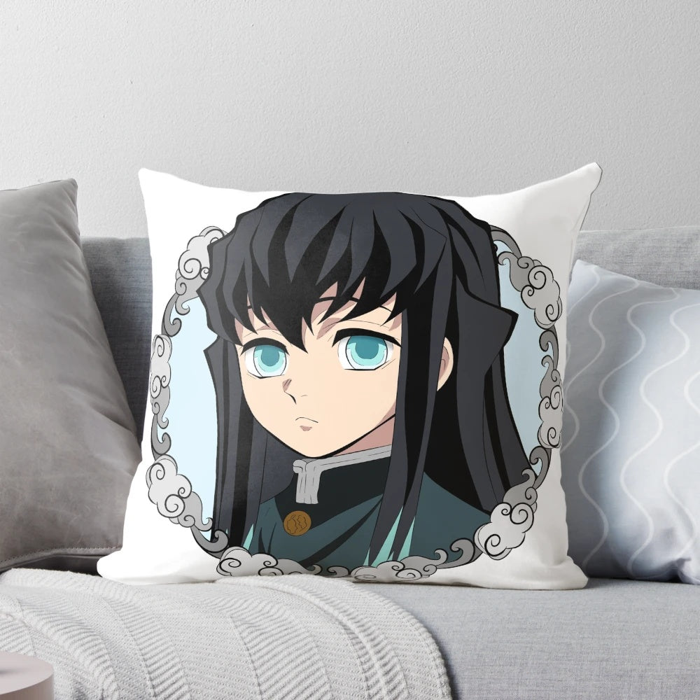 Muichiro Tokito Mist Hashira Anime Pillow for Demon Slayer Fans