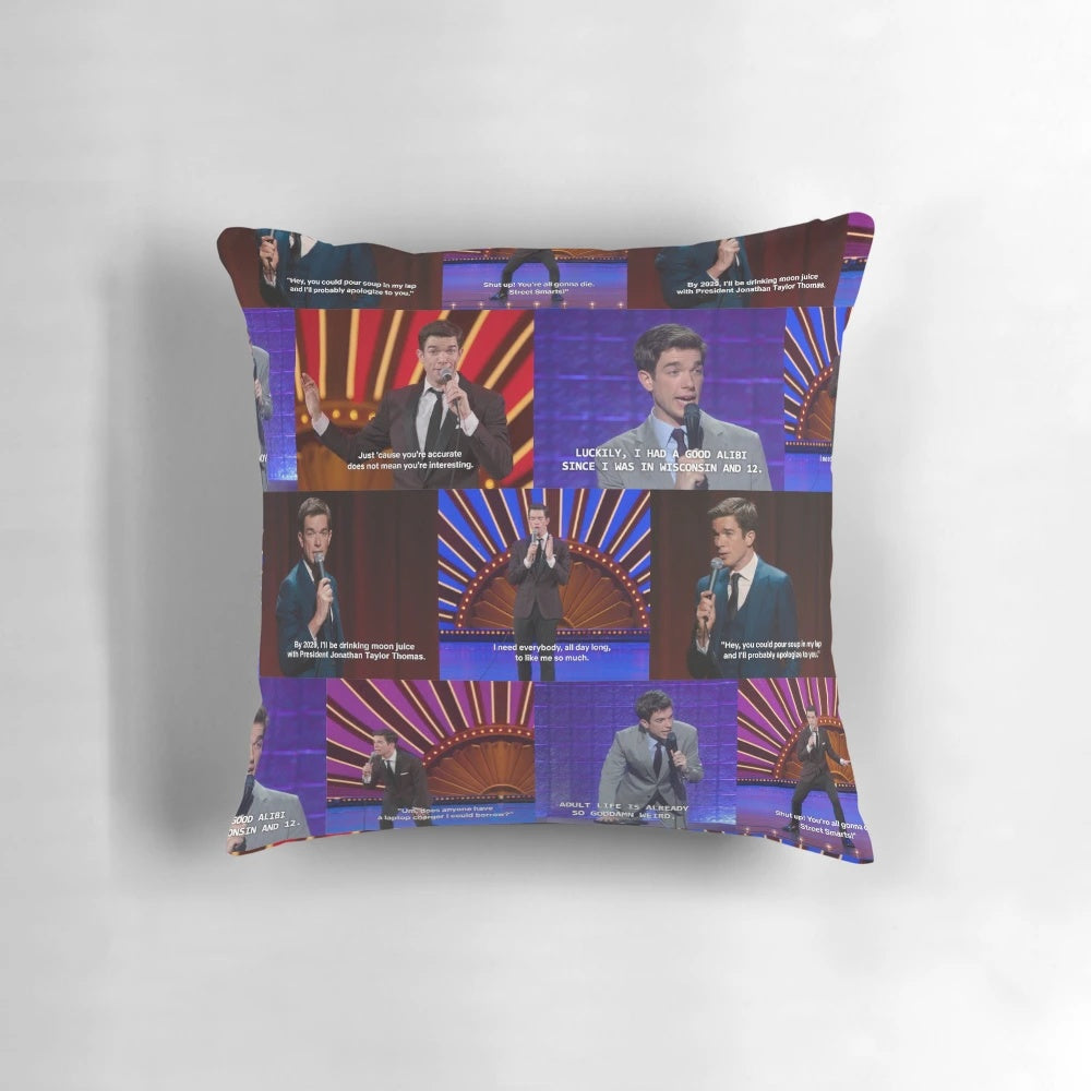 John Mulaney Netflix Comedy Stand-up Specials Pillow