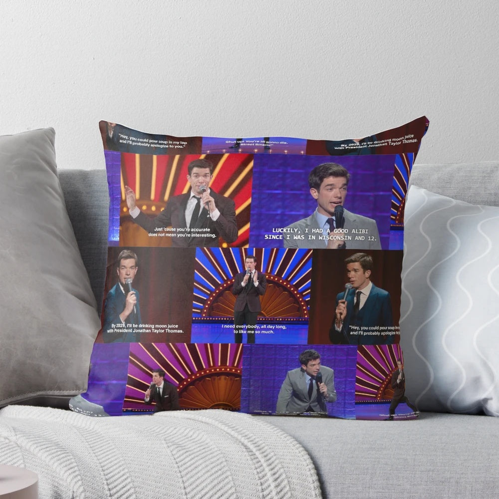 John Mulaney Netflix Comedy Stand-up Specials Pillow