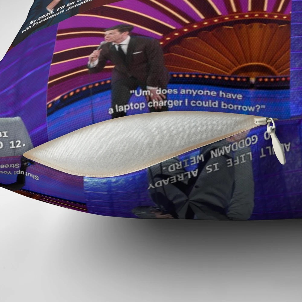 John Mulaney Netflix Comedy Stand-up Specials Pillow