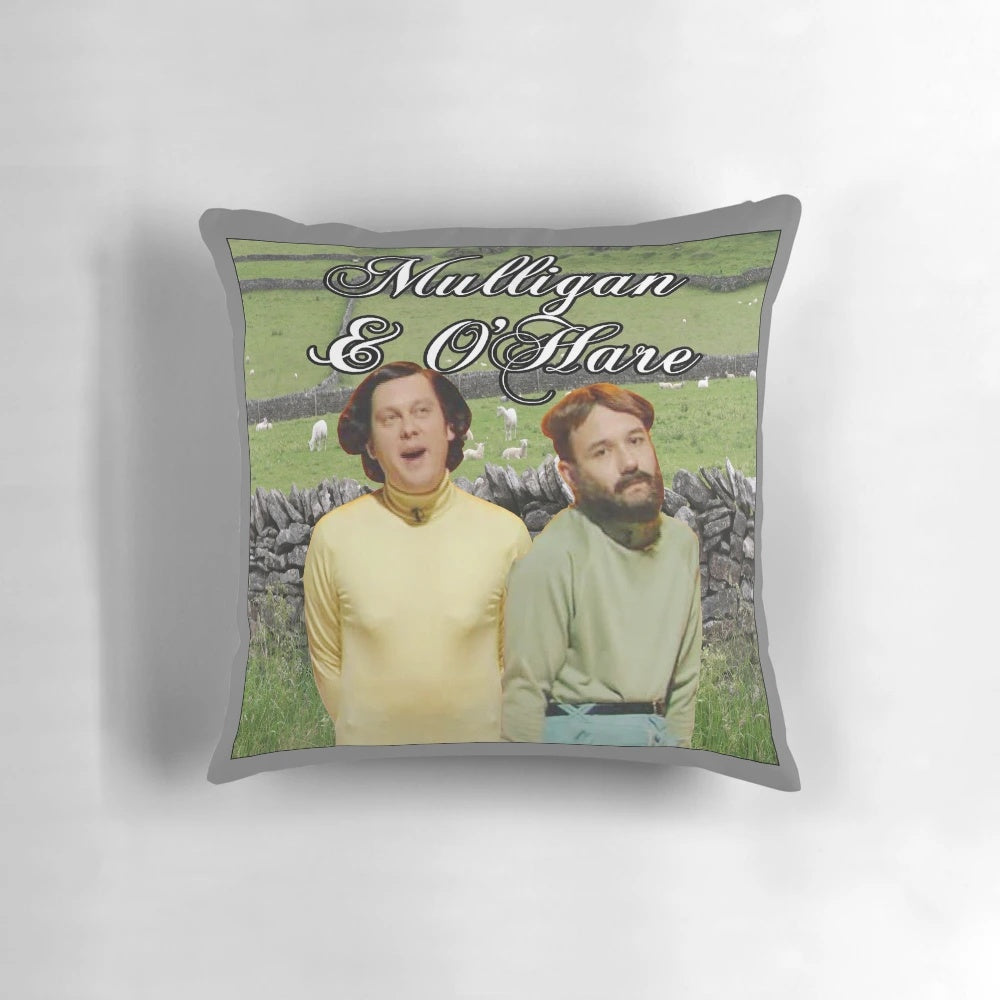 Mulligan and O'Hare Comedy Music Album Cover Pillow