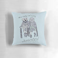 Muppet Christmas Carol Marley and Marley Pillow featuring characters from the classic film