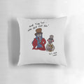 Muppet Christmas Carol Pillow featuring the quote "And Tiny Tim, who did NOT die