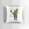 Muppet-inspired 'Tis the Season holiday throw pillow with Christmas carol quotes and characters