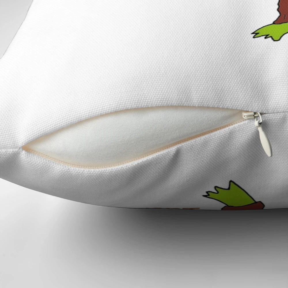 Muppet-inspired 'Tis the Season holiday throw pillow with Christmas carol quotes and characters