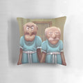 Muppet Maniac Statler and Waldorf Grady Twins Horror-Comedy Pillow