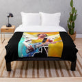 Muse-inspired plush blanket with band logo