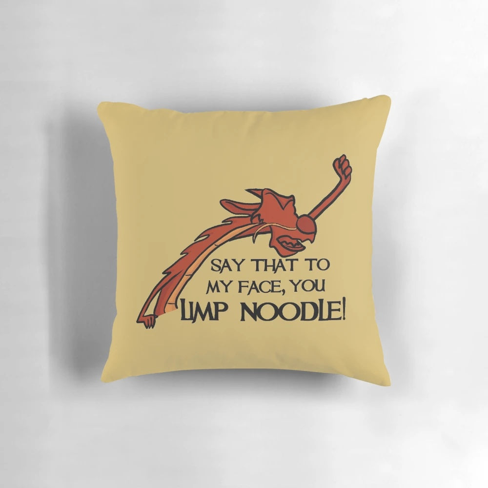 Mushu the Dragon Limp Noodle Pillow from Disney's Mulan