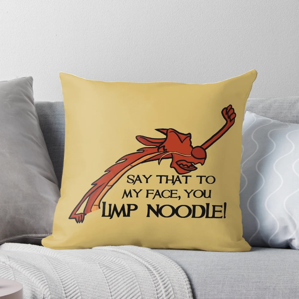 Mushu the Dragon Limp Noodle Pillow from Disney's Mulan