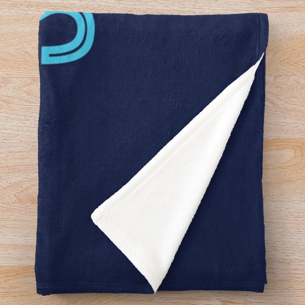 Music teacher-themed plush blanket with a pun about making sound decisions