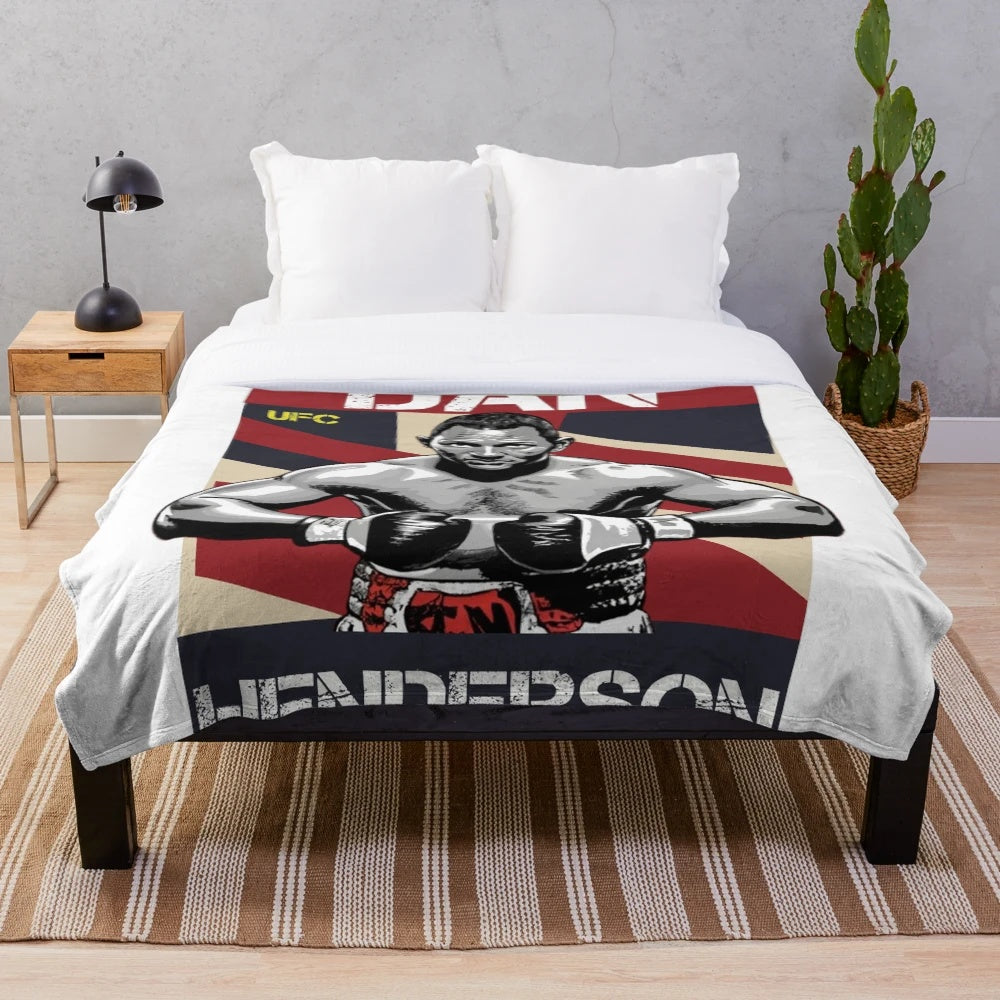 Music-themed plush blanket with soft, cozy design