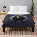 Music Vintage Themed Olivia Benson Inspired Plush Blanket