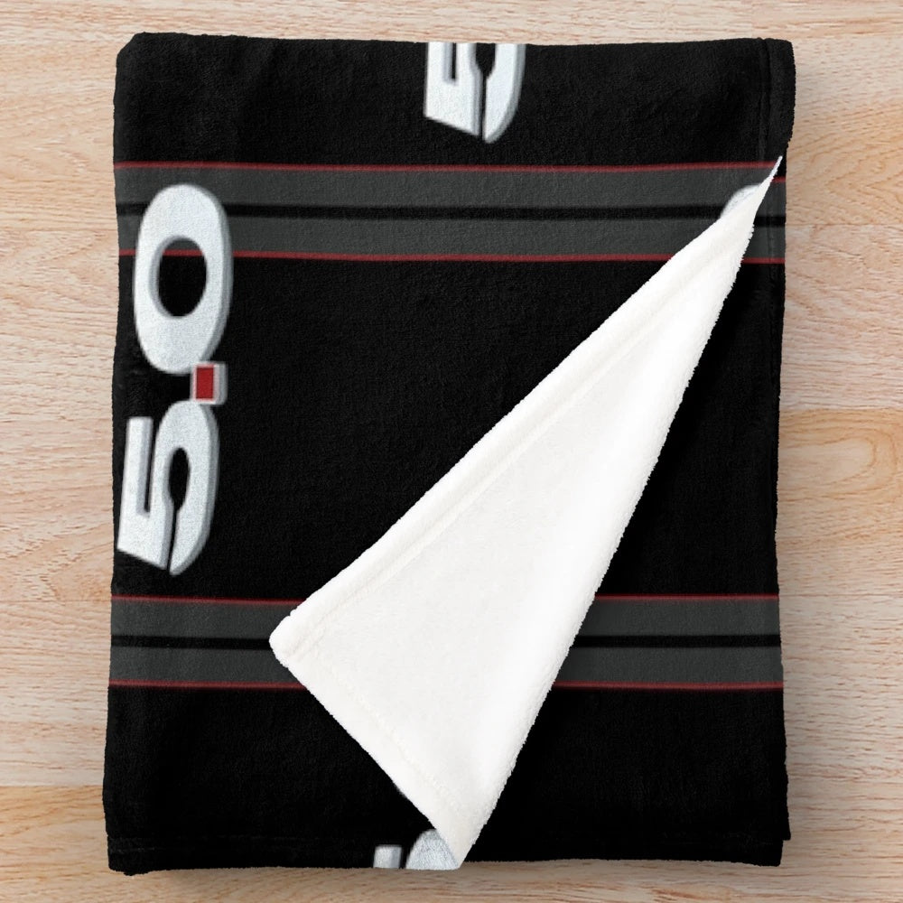 Mustang GT Coyote 5.0 V8 Plush Blanket