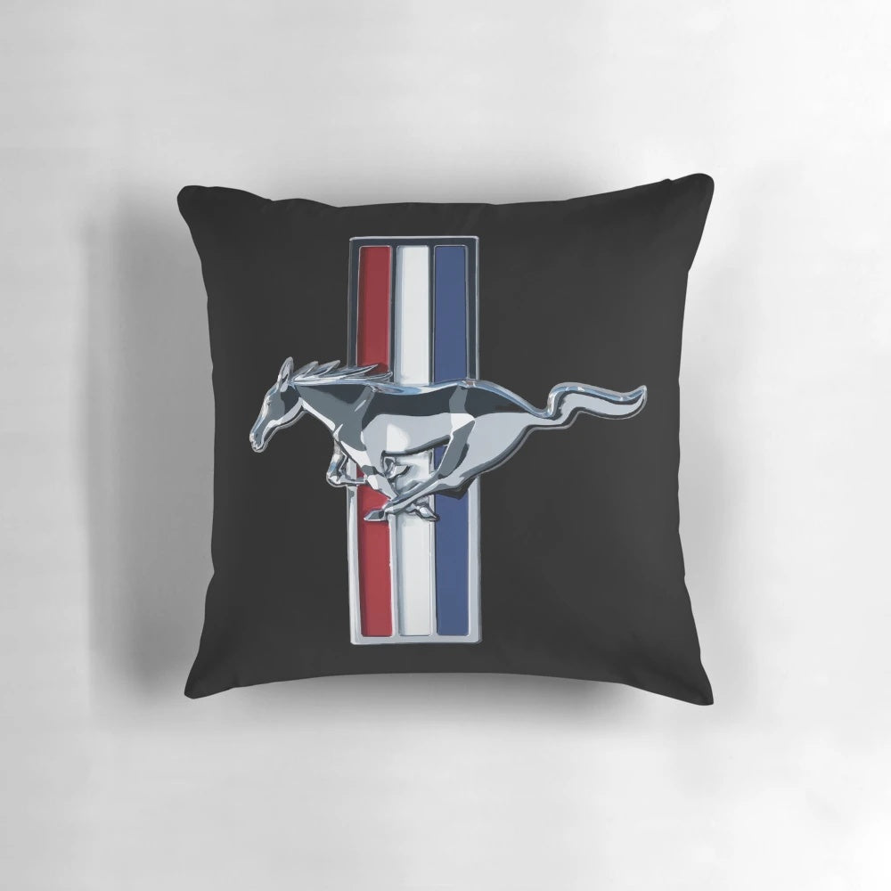 Stylish Ford Mustang-themed Pillow for Car Lovers