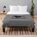 Ford Mustang Logo Plush Blanket