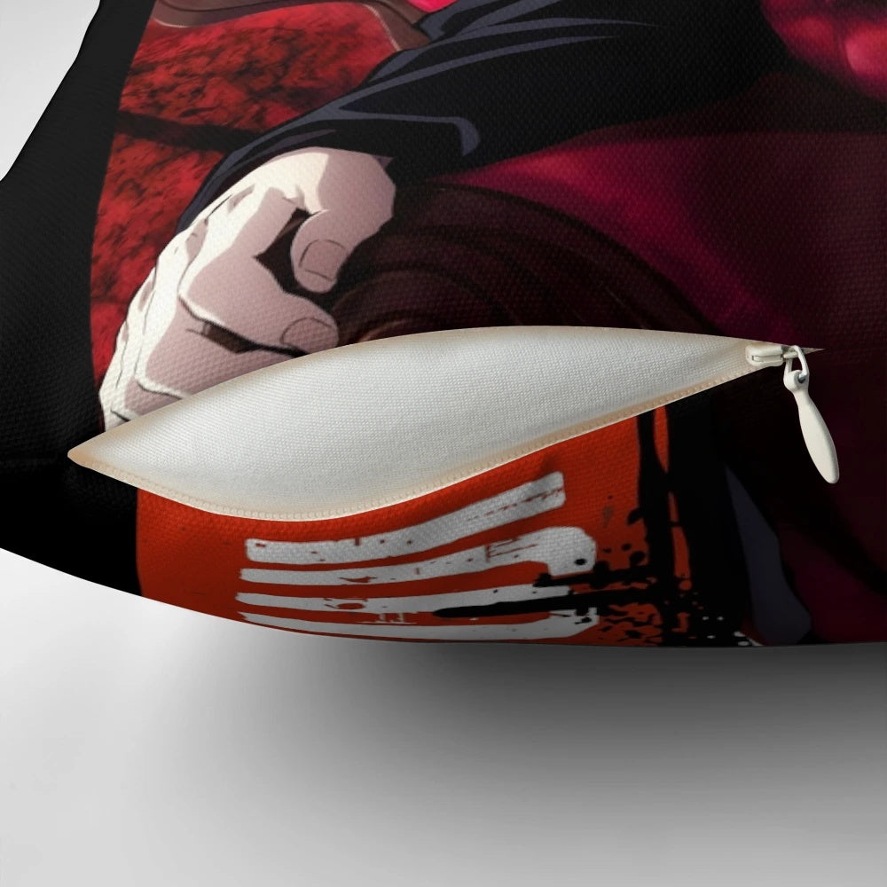 Muzan Kibutsuji Demon Slayer Pillow - Soft, high-quality plush pillow featuring the iconic villain from the anime series Kimetsu no Yaiba.