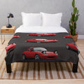 Mx5 Miata NA MK1 inspired plush blanket