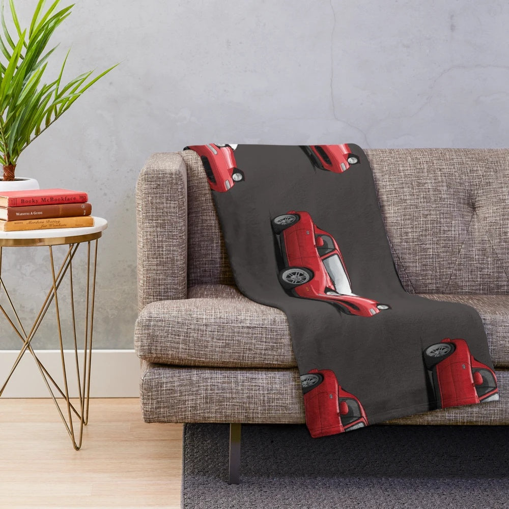 Mx5 Miata NA MK1 inspired plush blanket