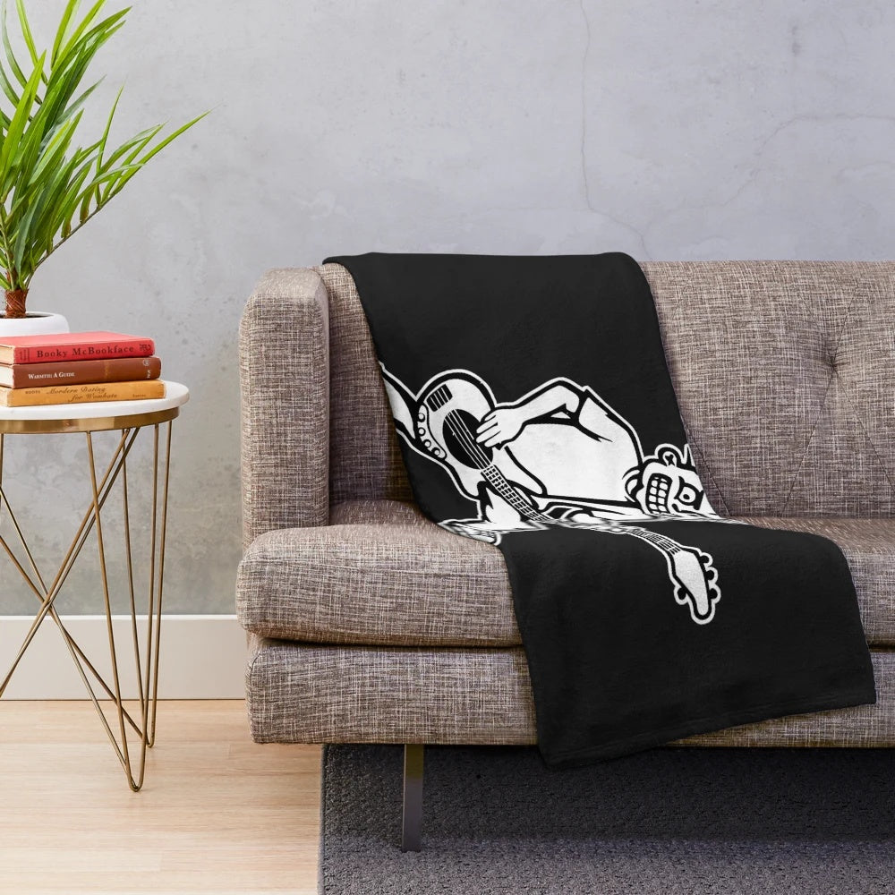 Mxpx music themed plush blanket