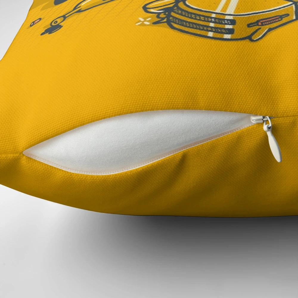 My Drunk Kitchen Pillow - A humorous and cozy pillow featuring the My Drunk Kitchen logo and design