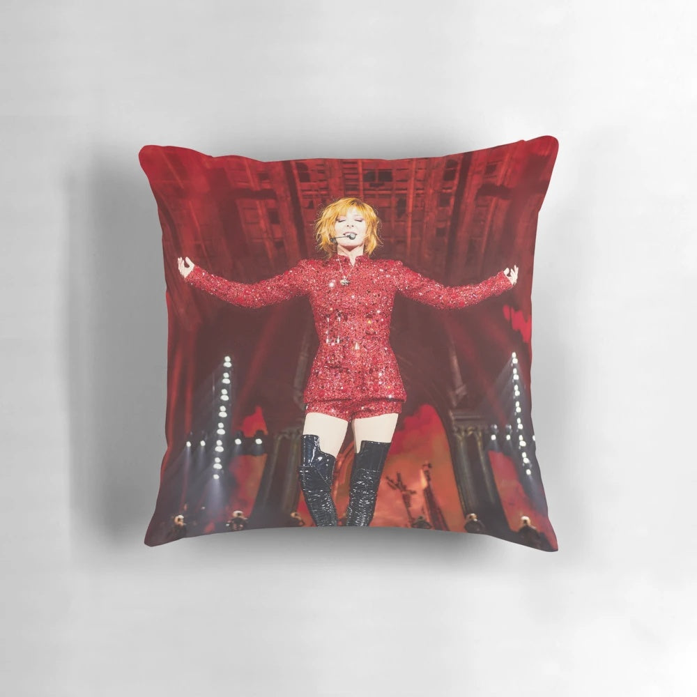 Mylene Farmer Nevermore 2024 Concert Pillow