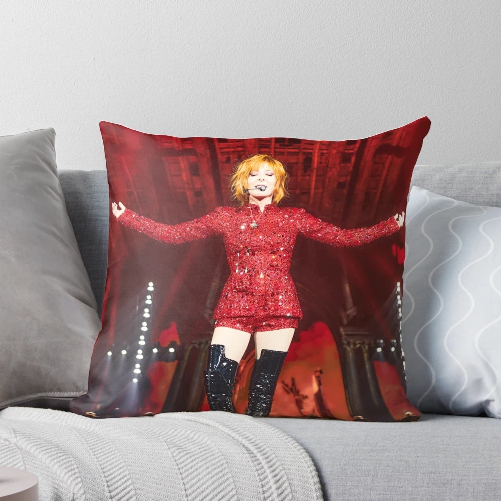 Mylene Farmer Nevermore 2024 Concert Pillow