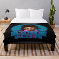 Myrtle Urkel plush blanket featuring the iconic character from the 90s sitcom Family Matters