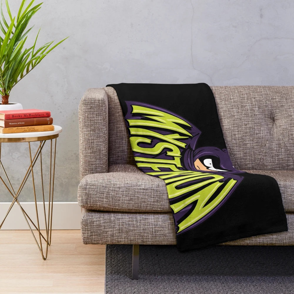 Mysterion-inspired plush blanket featuring the popular South Park character