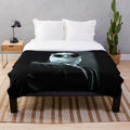 Cozy plush blanket featuring the iconic Invisible Man from classic horror movies