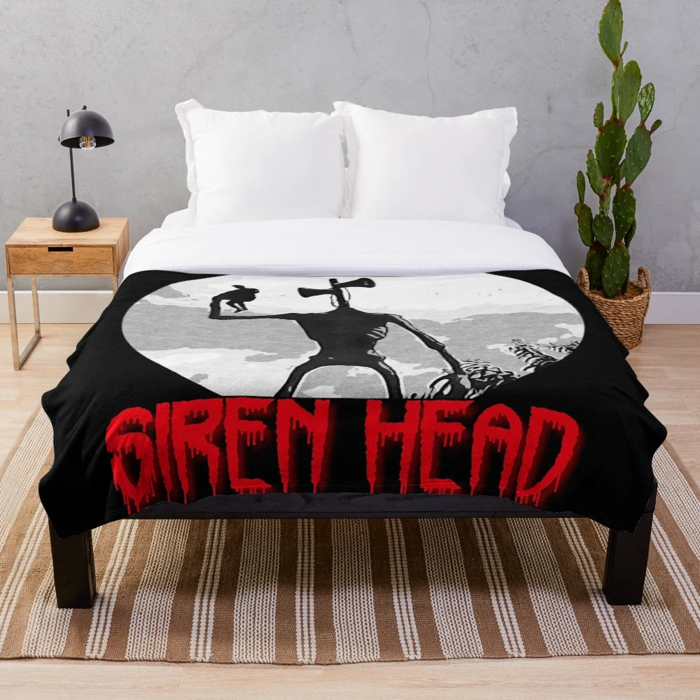 Siren Head Inspired Plush Blanket