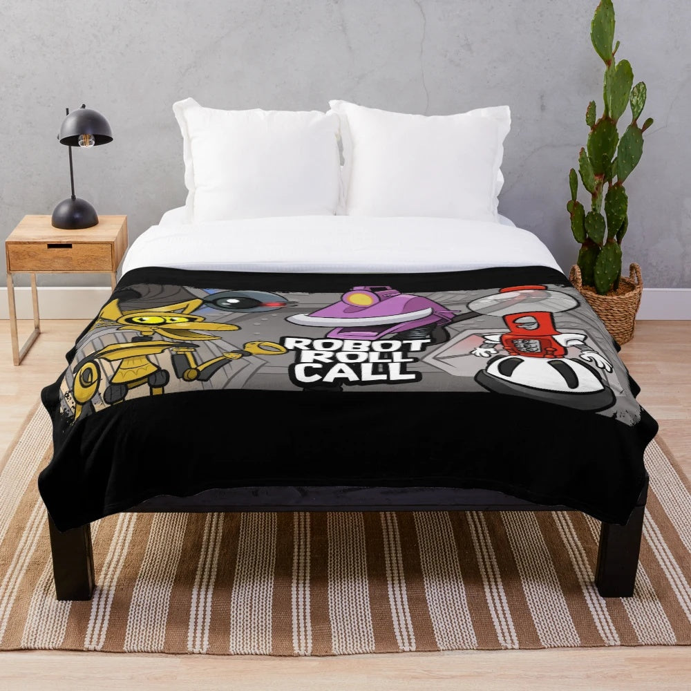 Mystery Science Theater 3000 Robot Roll Call Plush Blanket