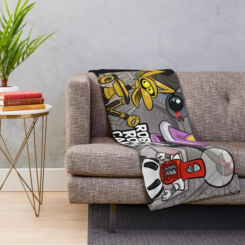 Mystery Science Theater 3000 Robot Roll Call Plush Blanket