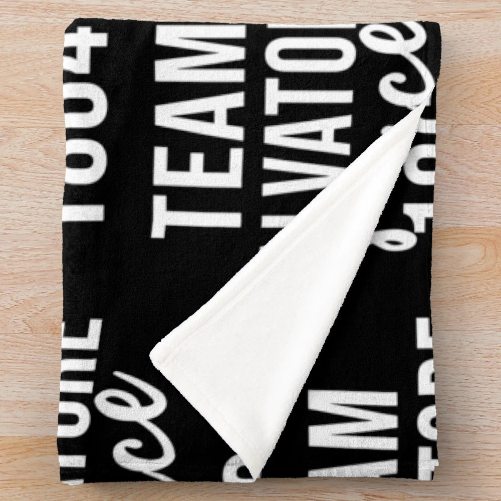 Mystic Falls Inspired Plush Blanket Featuring the Salvatore Brothers