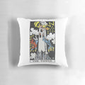 The Tower Tarot Pillow featuring the iconic tarot card design from the Rider-Waite deck