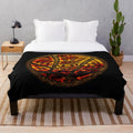 Plush blanket featuring Dr. Strange and magical symbols