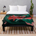 Hecate plush blanket featuring the Greek goddess of witchcraft and the occult