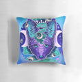 Jackal eyes digital art illustration featured on a comfortable pillow design