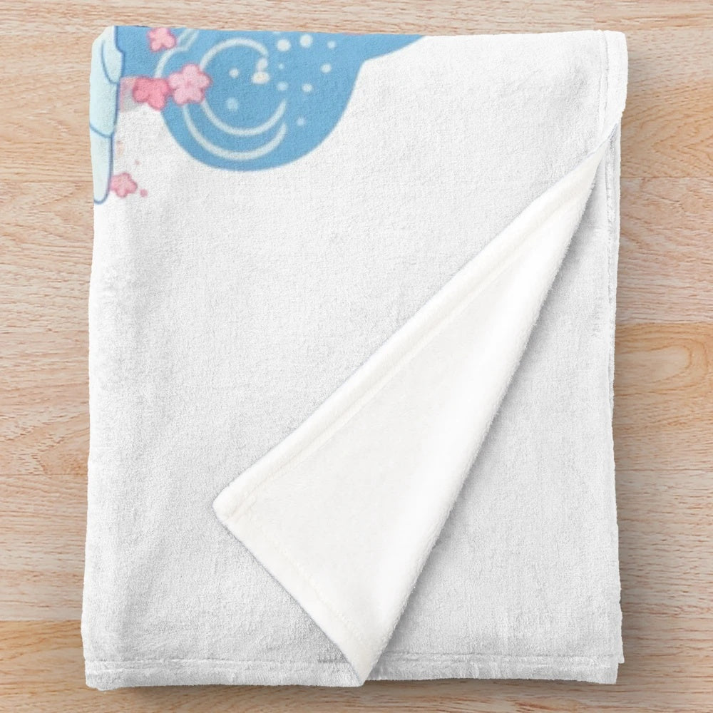 Mystical Japanese dragon plush blanket