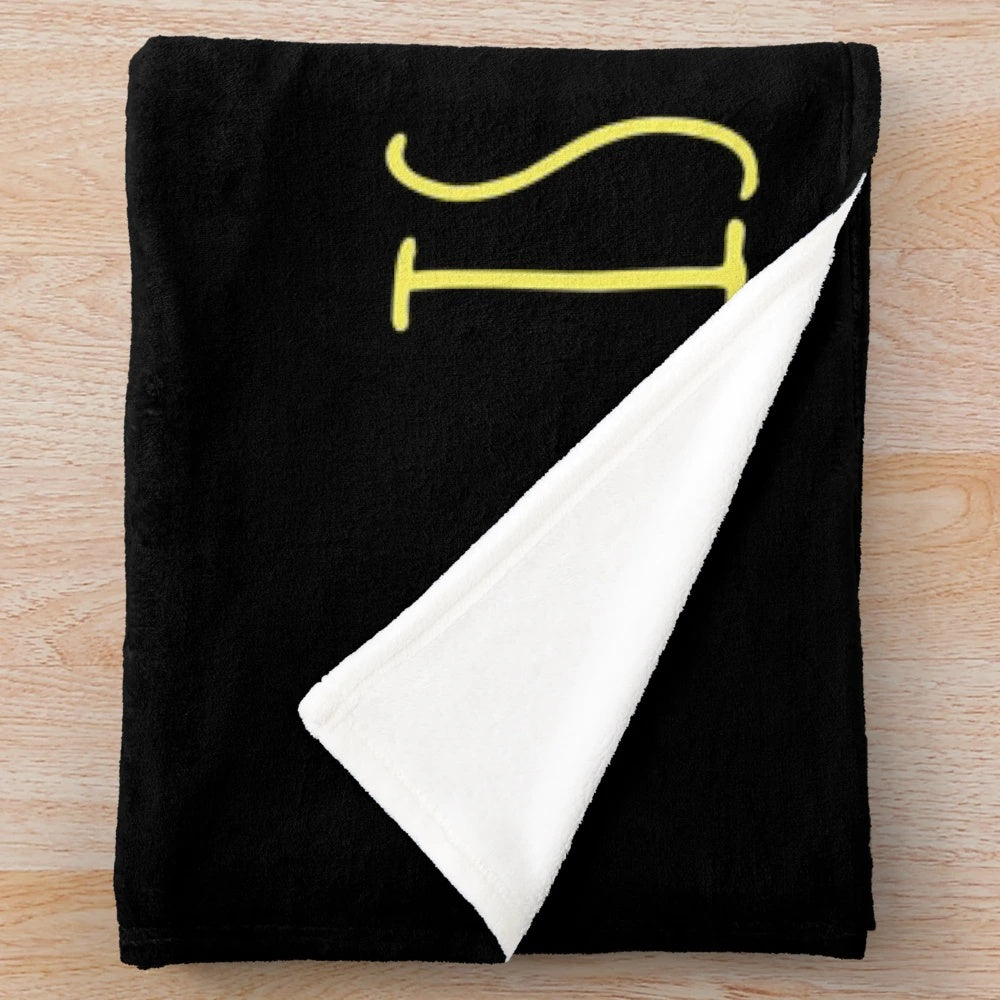 Plush blanket featuring nature-inspired designs and pagan symbols