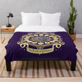 Plush blanket with diagram of the planes of existence for fantasy tabletop gamers